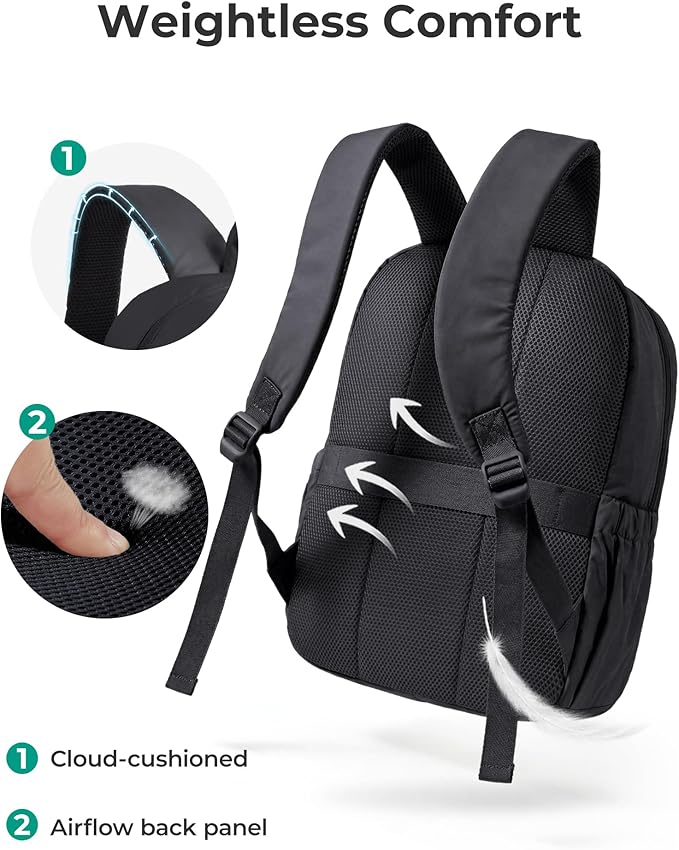 BAGSMART Backpack for Women, Travel Backpack - Image 5