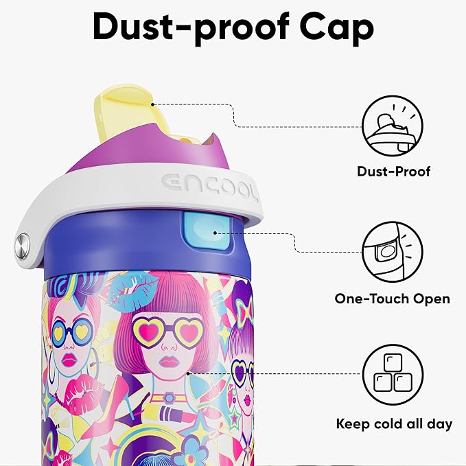 ENCOOL Leakproof Insulated Water Bottle - Image 2