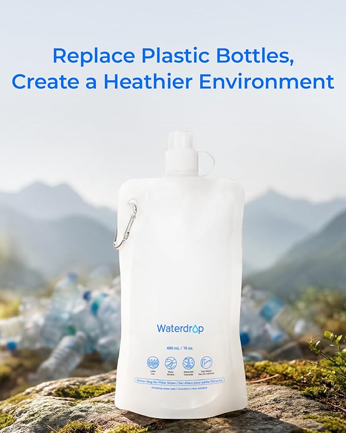 Waterdrop 16 oz Collapsible Water Pouch - Image 6