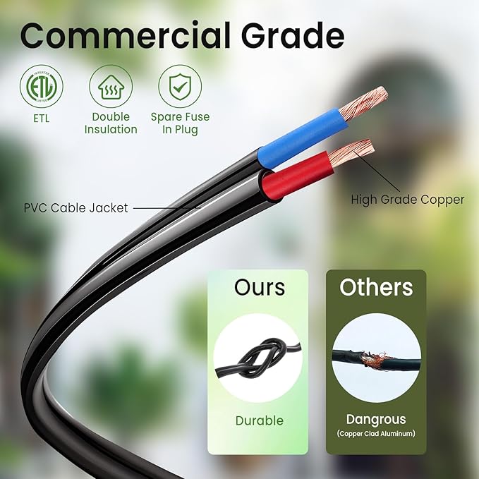 Outdoor String Lights 100FT Waterproof LED Outdoor Lights - Image 4