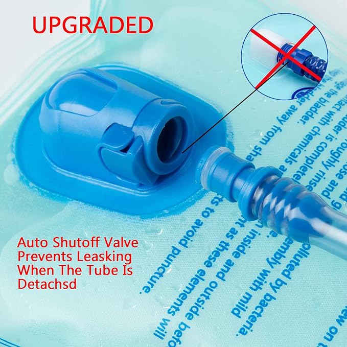 HEIKLN Hydration Bladder 1.5L-2L-2.5L-3L, Leak Proof Water Reservoir, BPA Free - Image 3