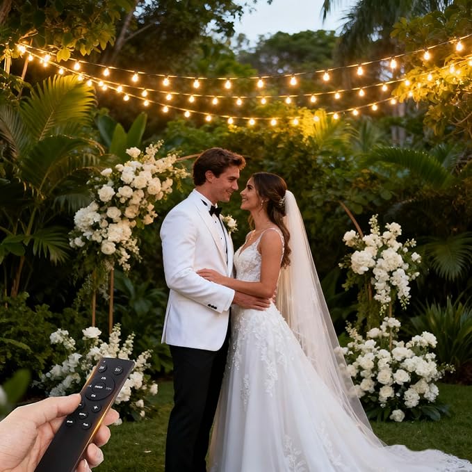 REEMEER 100FT LED Outdoor String Lights - Image 6
