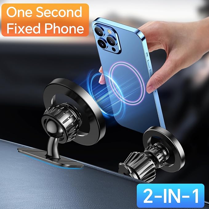 Kaistyle for Magsafe Car Mount【20 Strong Magnets】Magnetic Phone Holder for Car - Image 10
