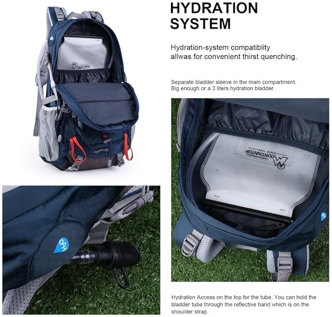 MOUNTAINTOP 25L/40L Hiking Backpack, Lightweight Travel Backpack - Image 7