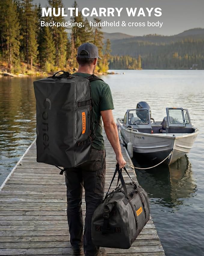 Gonex Waterproof Duffel Bag, 90L Heavy Duty Dry Duffle Bag - Image 4