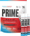 Prime Rapid Rehydration Electrolyte Powder Sticks, Ocean Cherry, Sugar Free by DrinkPrime