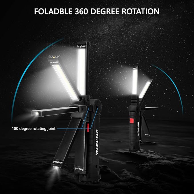 Lmaytech Gifts for Men 4Pack LED Flashlight, Rechargeable Work Lights - Image 2
