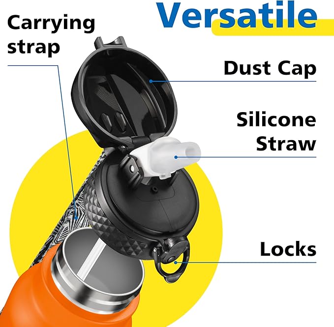 Han's Bottle Sports Water Bottle - 24 Oz - Image 3