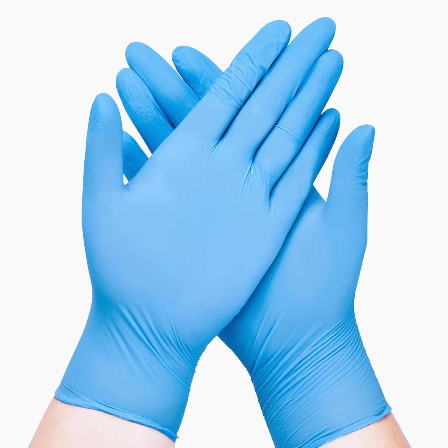 Disposable Nitrile Exam Gloves, Blue, Nitrile Gloves Disposable Latex Free, Medical Gloves, Cleaning Gloves, Food-Safe Rubber Gloves, Powder Free, Non-Sterile, 1000-ct Case (Medium)
