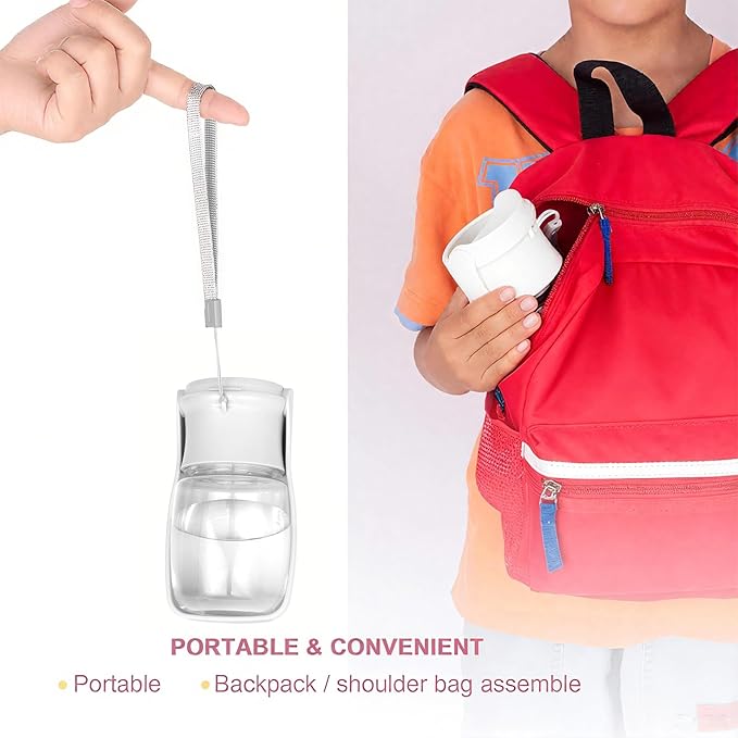 Portable Dog Water Bottle, Foldable Dog Water Bottle Leak Proof Dispenser - Image 5