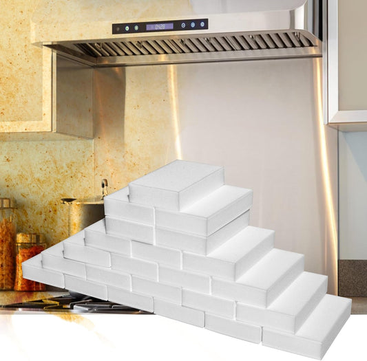 50 Pack Magic Sponge Eraser,Multi-Functional Household Cleaning Kitchen Dish Sponge for Furniture,Extra Thick and Long Lasting Melamine Cleaning Sponges for Bathroom,Bathtub, Sink,Wall Cleaner (50)