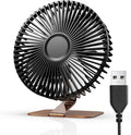 SLENPET 6 inch USB Small Desk Fan, 4 Speeds, Ultra-quiet, 90° Adjustment by SLENPET