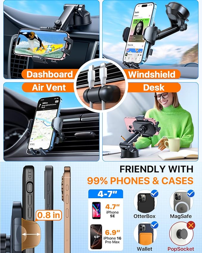HTU 2026 Ultimate Best【True Military-Grade & Safety Cert】Car Phone - Image 7