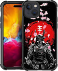 for iPhone 15 Plus Case, Sakura Japanese Samurai Pattern Graphic Design Girl by FKBRCL4U