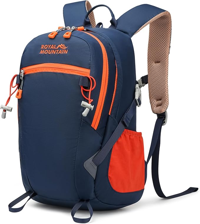 Small Hiking Backpack With Rain-cover, 20L Travel Backpacks by ROYALMOUNTAIN
