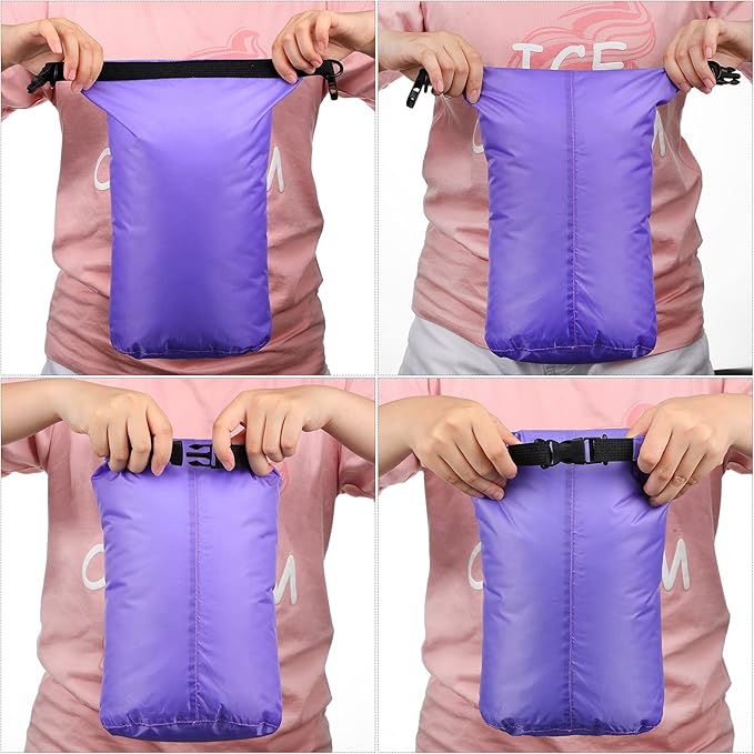 Shappy 6 Pcs Waterproof Dry Bag Set Ultralight Stuff Sack 20/15/10/8/5/3L - Image 5