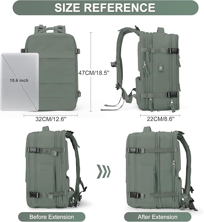 Extra Backpack For Traveling On Airplane Travel Backpack For Women Men Airline - Image 2