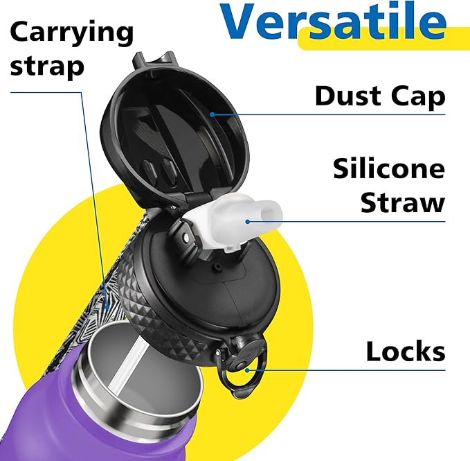 han's bottle Sports Water Bottle - 32 Oz - Image 3