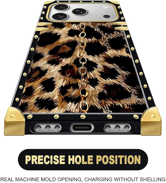 for iPhone 17 Pro Max Case Luxury Golden Decoration - Image 5
