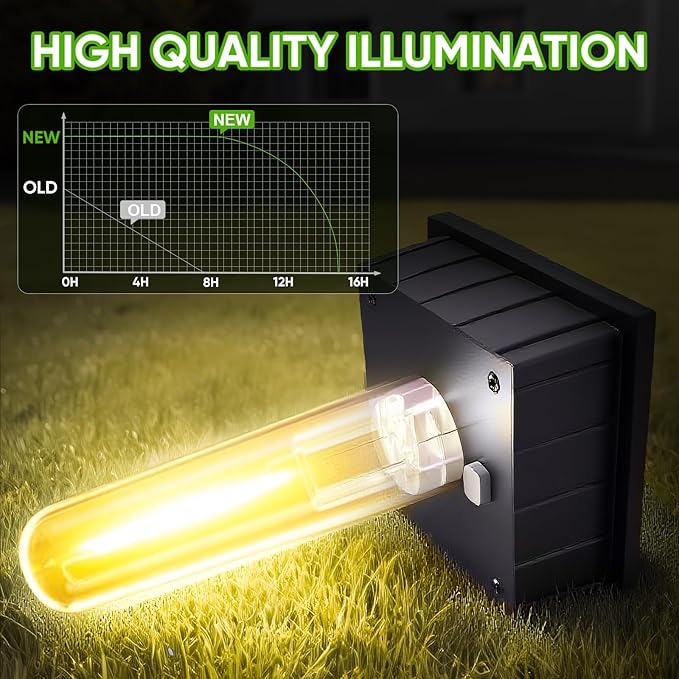 8 Pack Solar Pathway Lights Outdoor, IP65 Waterproof - Image 4