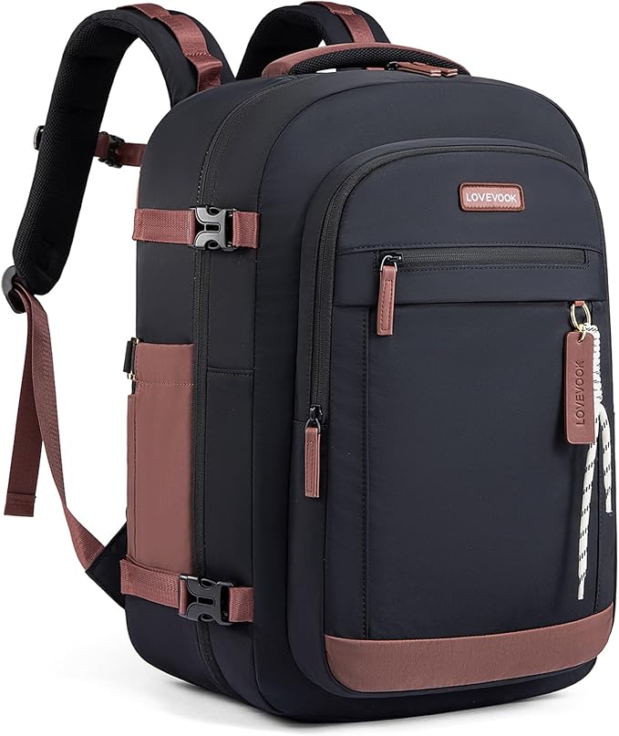 LOVEVOOK 50L Travel Backpack for Men & Women, Airline Approved Carry On Luggage by LOVEVOOK