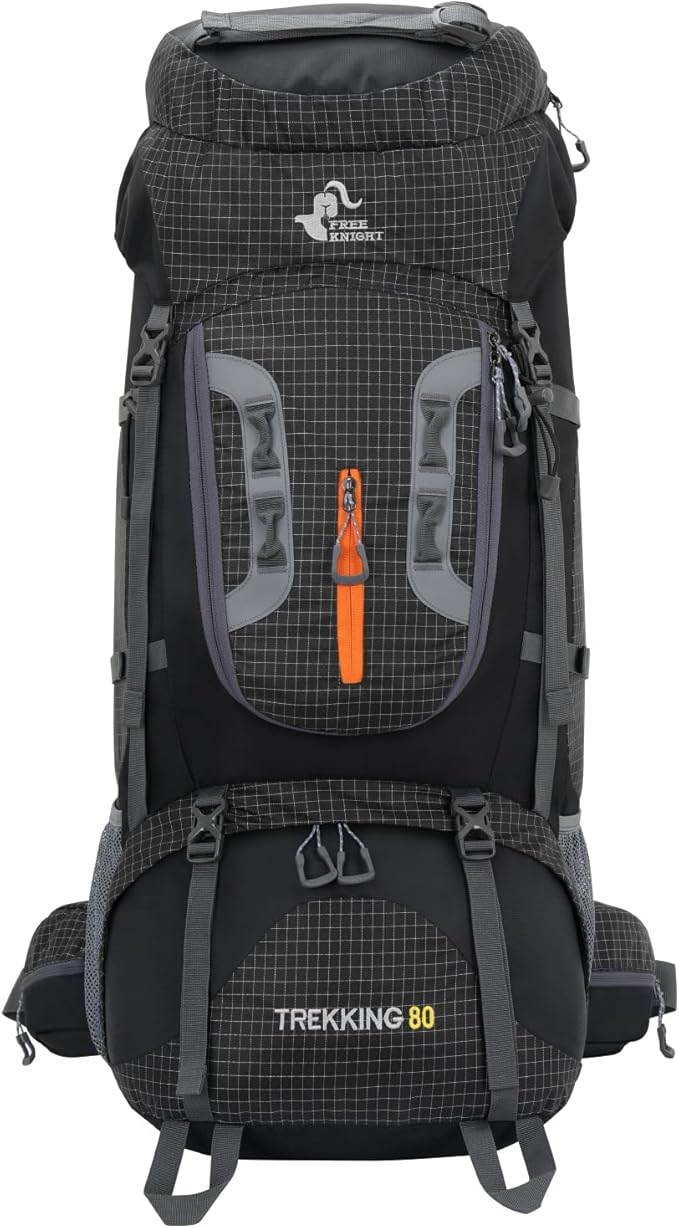 Bseash 80L Waterproof Hiking Camping Backpack - Image 8