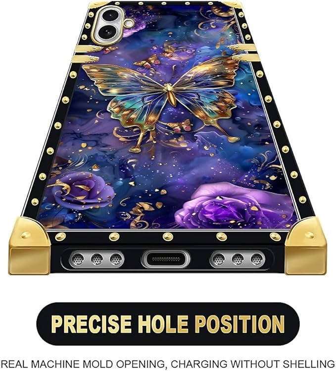 for iPhone 17 Case Luxury Golden Decoration - Image 5