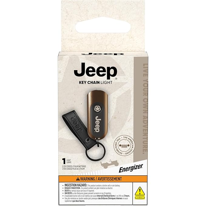 Energizer Jeep Keychain Flashlight, Bright Compact Portable Flashlight Keychain - Image 9