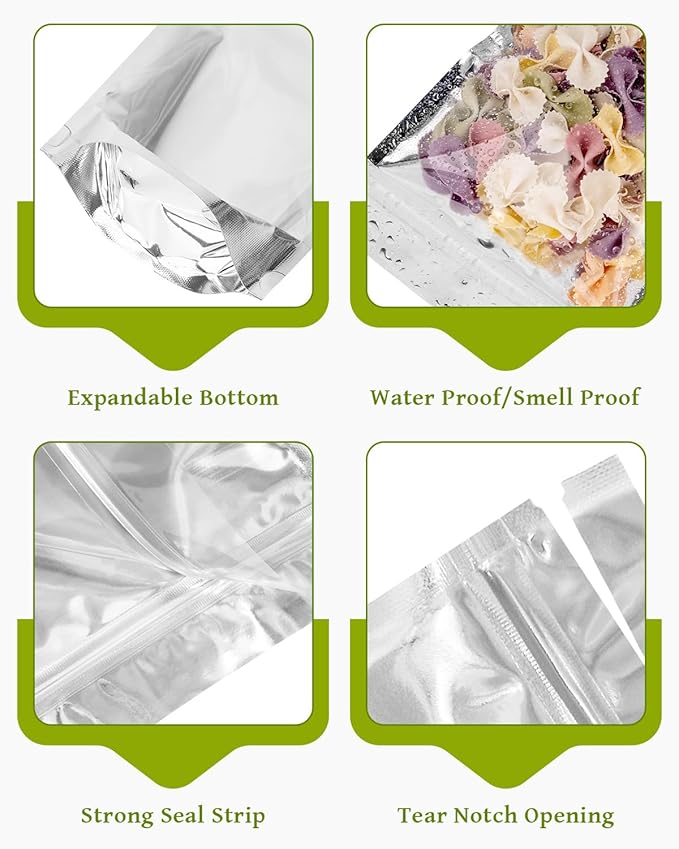 Gwybkq 6x9 Inch Stand-Up Mylar Bags - Image 4