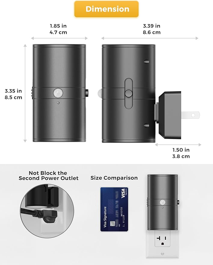 L LOHAS LED Motion Sensor Night Light, Bright Nightlight, 5000K Daylight White - Image 6