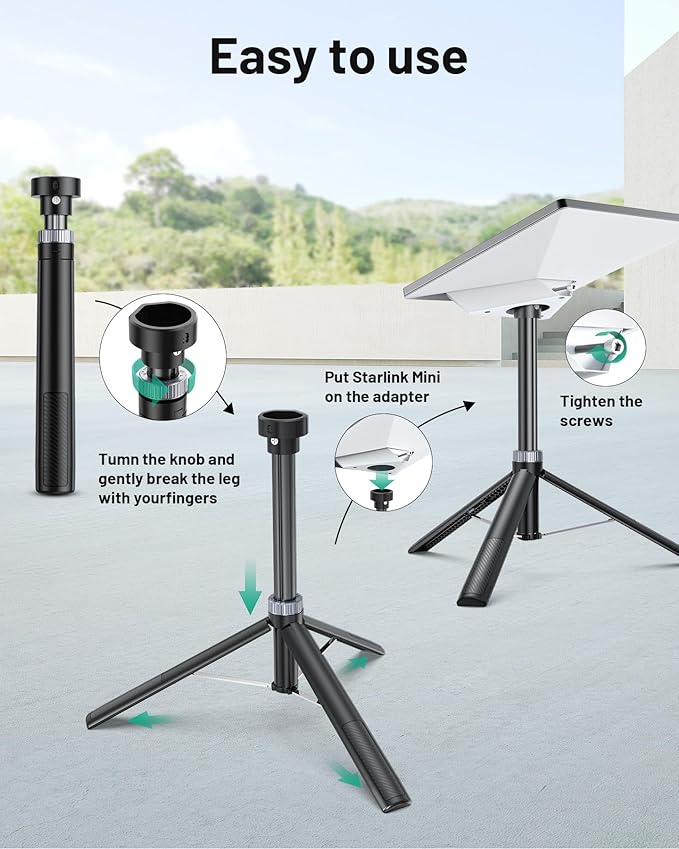 Starlink Mini Tripod, Portable Tripod Stand Mount - Image 5