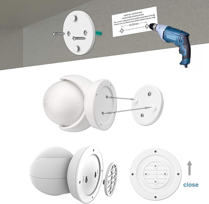 HONWELL Battery Operated Motion Sensor Light Outdoor Wireless Waterproof - Image 7