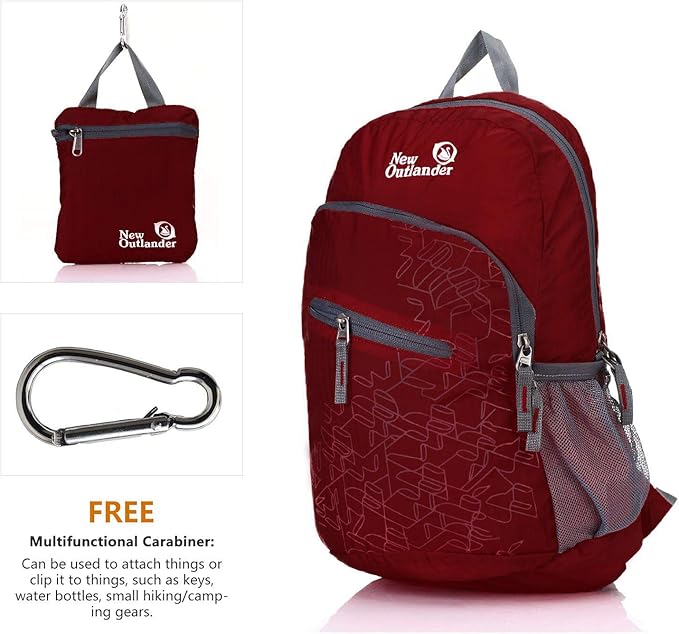 Outlander 20L/33L- Most Durable Packable Lightweight Travel Hiking Backpack - Image 2