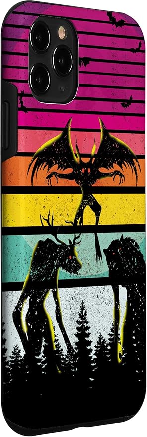 Cryptkin Cute Mothman Cryptid Map Case - Image 3