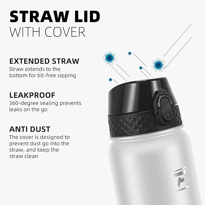 Fanhaw 20 oz Insulated Stainless Steel Water Bottle - Image 4