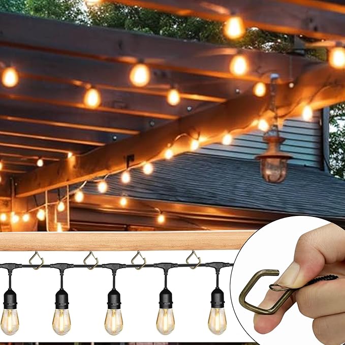 120 Pcs Bronze Eye Hooks Screw Heavy Duty, Ceiling Hooks - Image 4