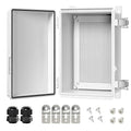 LeMotech Electrical Box, IP67 Waterproof Hinged Cover Stainless Steel Latch by LeMotech