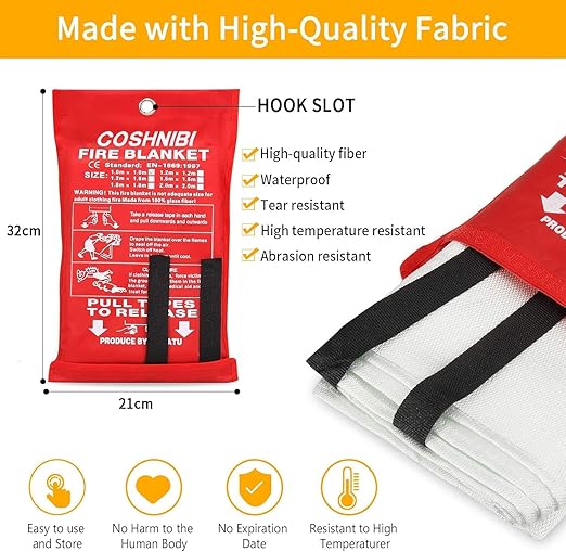 COSHNIBI Emergency Fire Blanket - Image 3