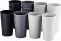 KX-WARE Mixed Drinkware 22-ounce Plastic Tumblers/Drinking Glasses/Party by KX-WARE