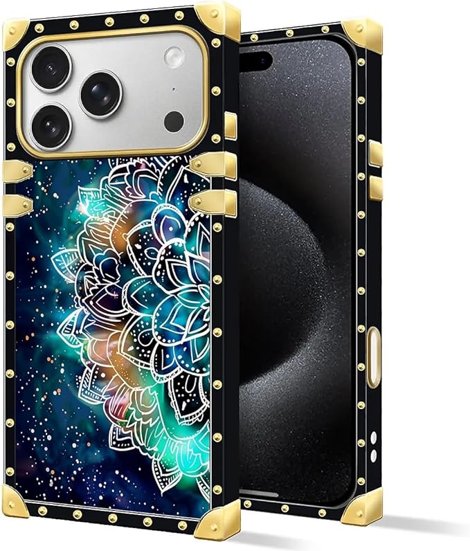 for iPhone 17 Pro Case Luxury Golden Decoration - Image 2