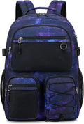 Lohol Multi-Pocket Backpack for Travel College, Heavy Duty Big Bookbag by Lohol