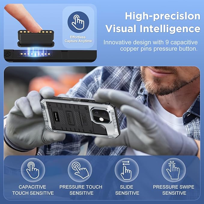 Mitywah Waterproof Case for iPhone 16, Shockproof Heavy Duty Case - Image 6