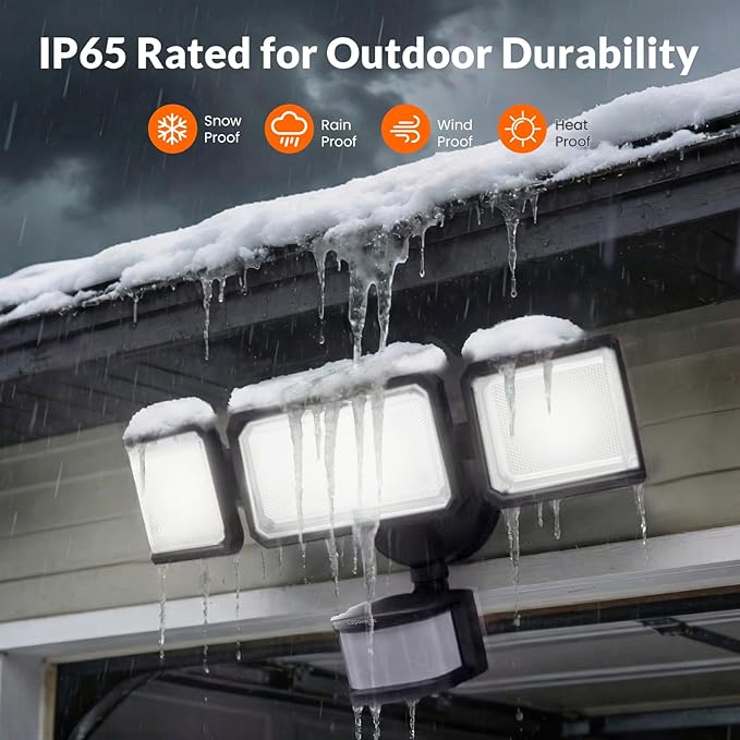LEPOWER-TEC Zero Blind Spots Outdoor Security Light - Image 7