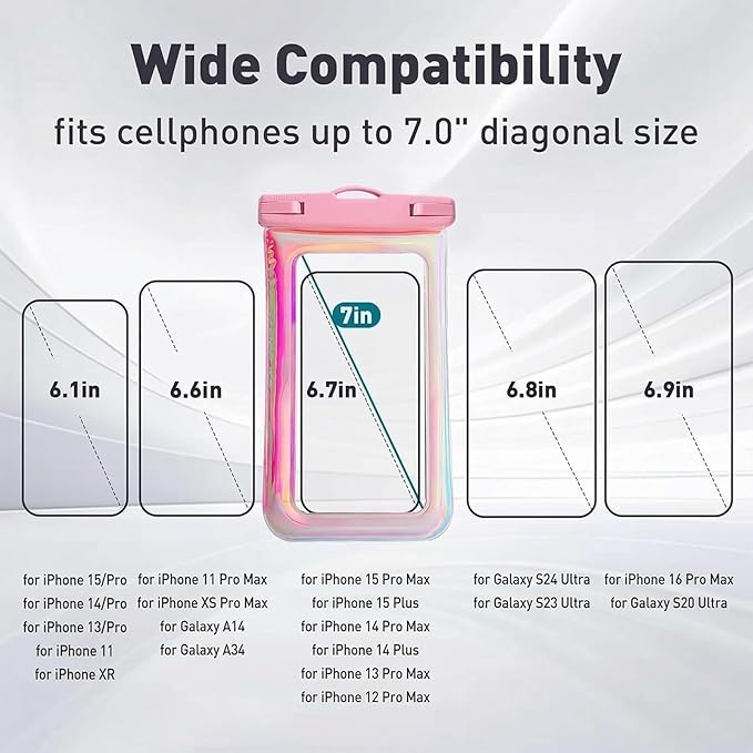 Floatable Waterproof Phone Pouch Case 2 pax - Image 2