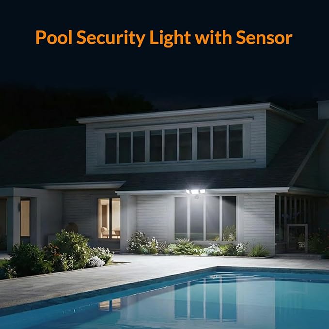 LEPOWER LED Security Lights Motion Sensor Light Outdoor, 38W 4200LM Light - Image 7