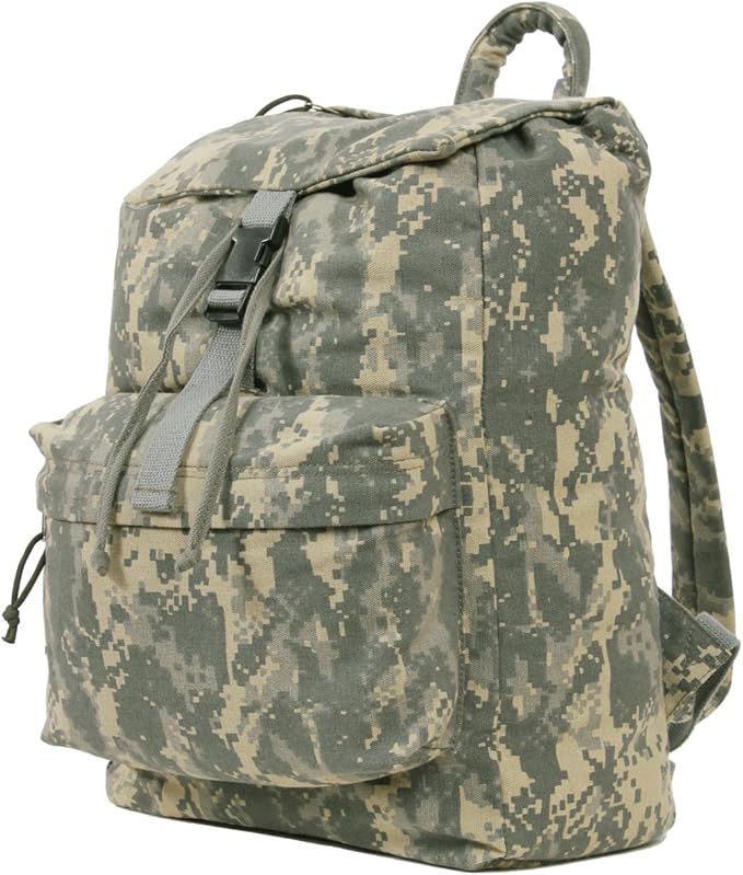 Rothco Canvas Daypack – Heavy-Duty Cotton Canvas Backpack by Rothco