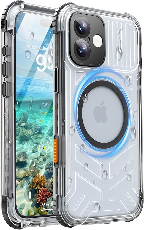 for iPhone 16 Waterproof Case by Haireca