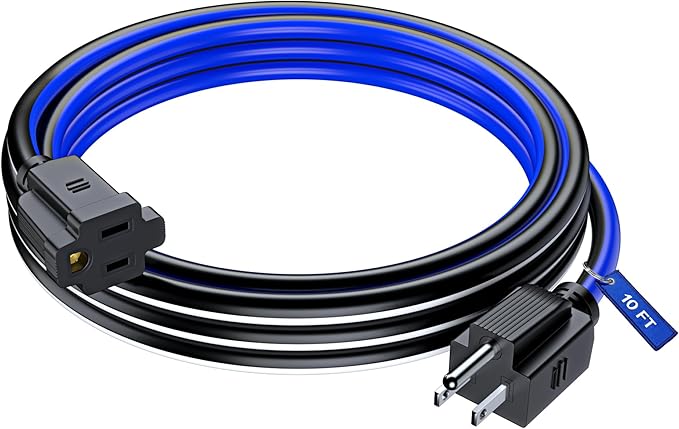 Maximm 10 Ft Black, Heavy Duty 16 AWG, ETL Listed by MaximmCable