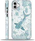 for iPhone 16 Plus Case, HH2 Ocean Whale Shark Hybrid 2 Layer Hard Shell by Unknown