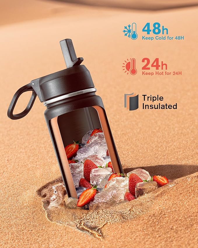 Coolflask Water Bottle 24 oz Insulated - Image 2